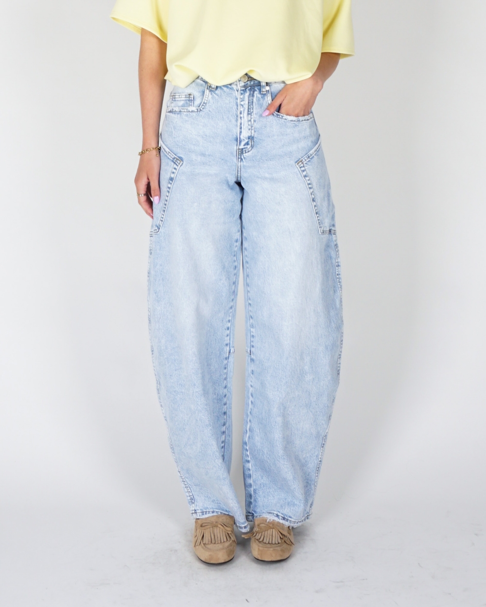 BALLOON JEANS DO JEANS BLAUW