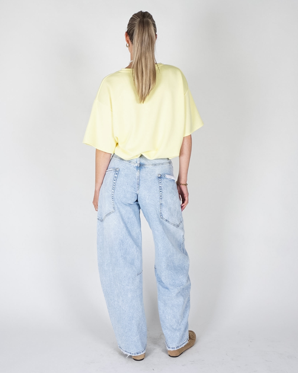 BALLOON JEANS DO JEANS BLAUW