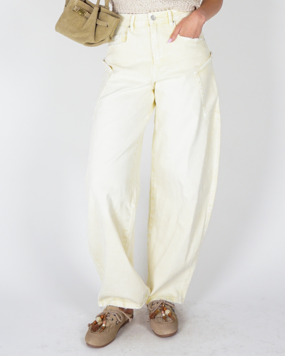 BALLOON JEANS DO LICHTGEEL