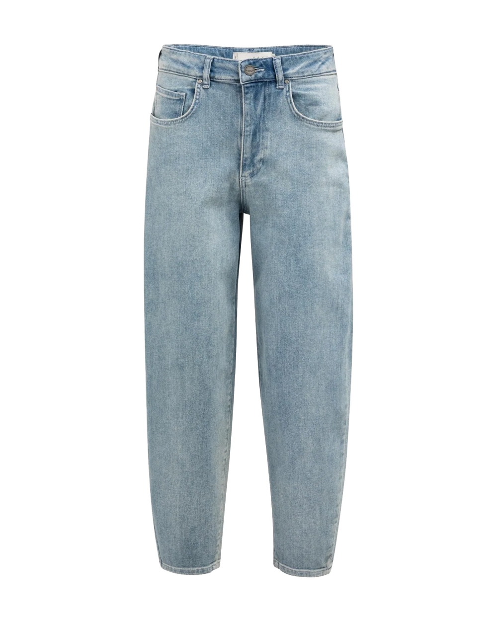 BARREL JEANS MID BLUE