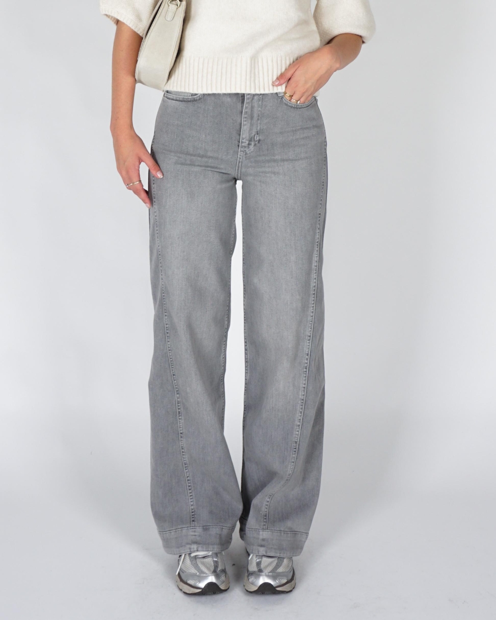YAYA 01-311164-609 MID GREY DENIM