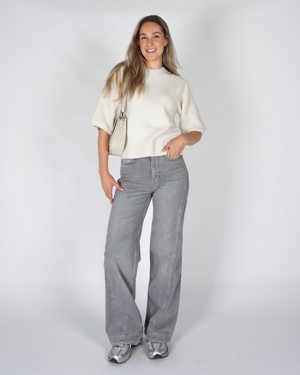 YAYA 01-311164-609 MID GREY DENIM