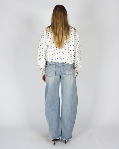BARREL JEANS MET DESTROYED DETAILS