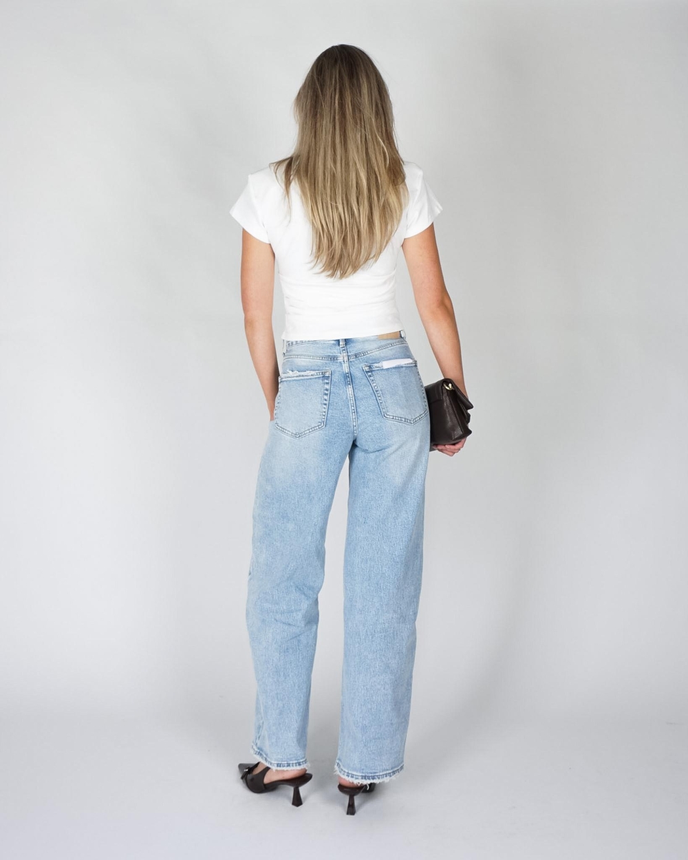 Gossip HIGH WAIST BALLON JEANS Blauw