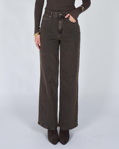Gossip W3889-1 HIGH WAISTED WIDE LEG JEANS