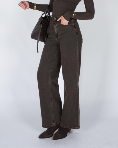 Gossip W3889-1 HIGH WAISTED WIDE LEG JEANS