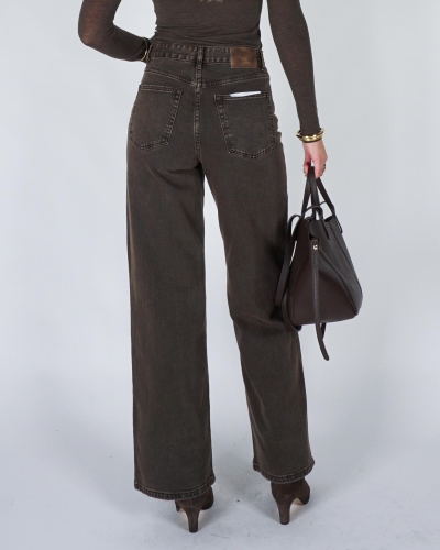 Gossip HIGH WAISTED WIDE LEG JEANS Bruin