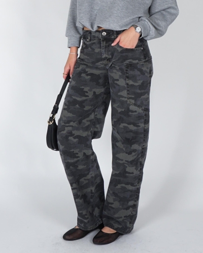 Gossip BALLON CAMO JEANS Groen