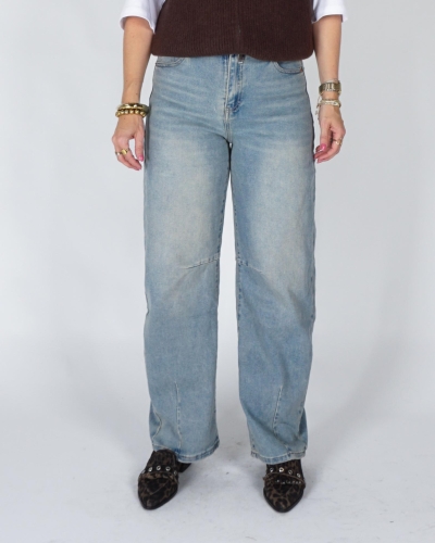 Gossip BARREL DENIM Donkerblauw