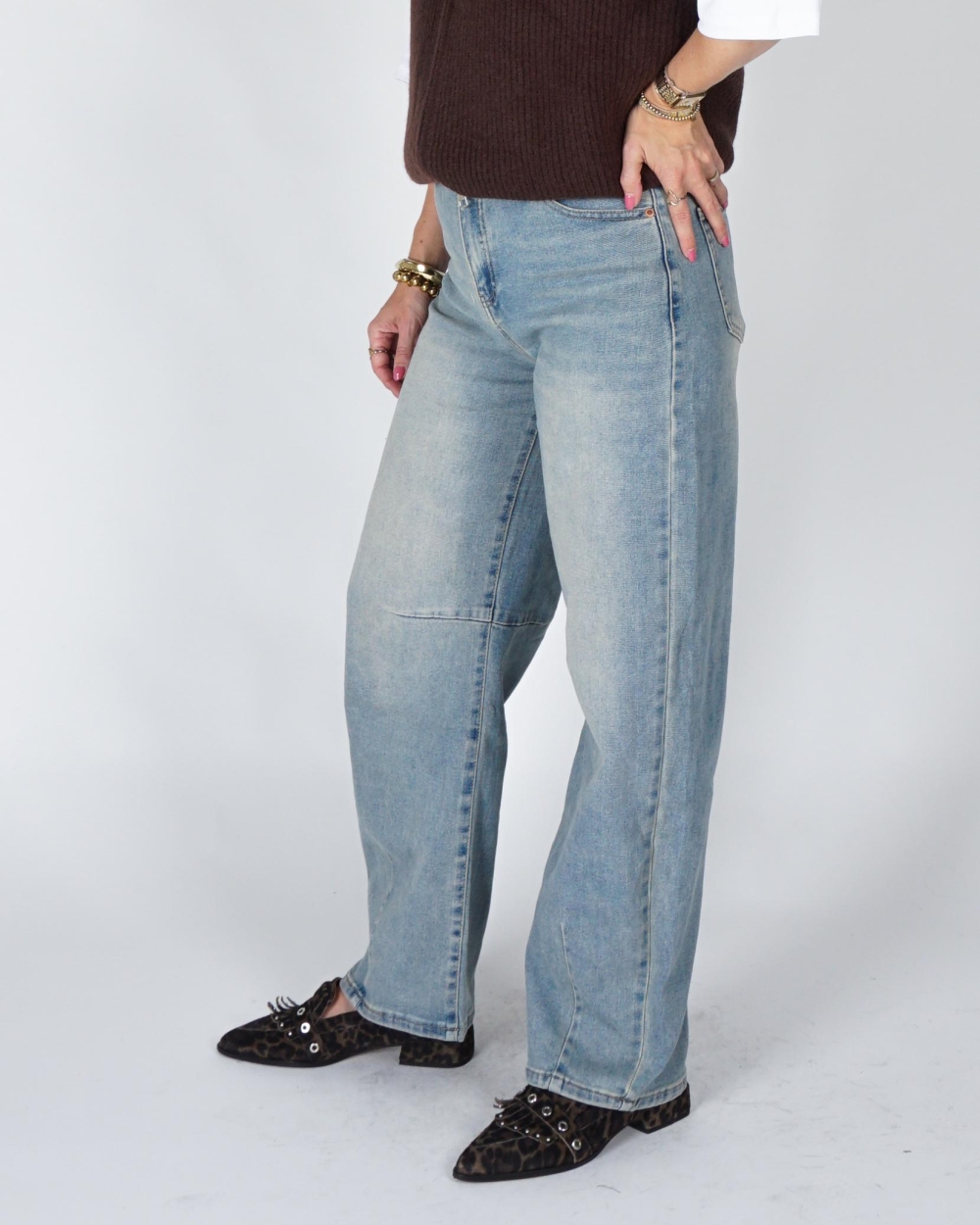 Gossip BARREL DENIM Donkerblauw