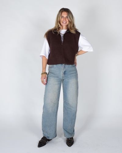 Gossip BARREL DENIM Donkerblauw