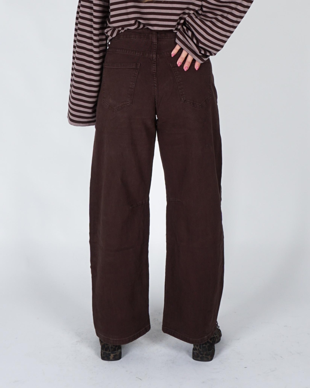 Gossip BARREL DENIM Donkerbruin