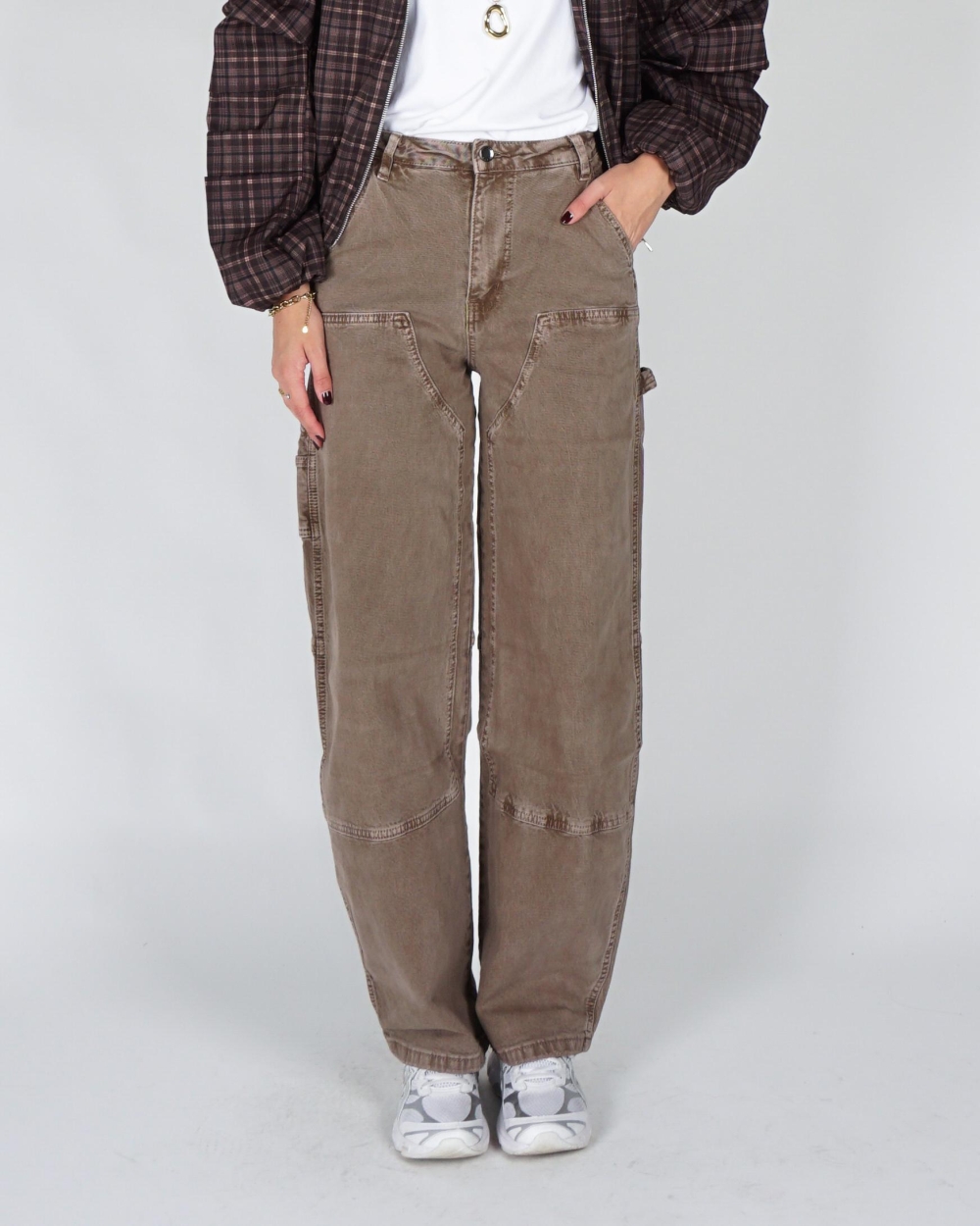Gossip BALLON JEANS MET DETAILS Bruin