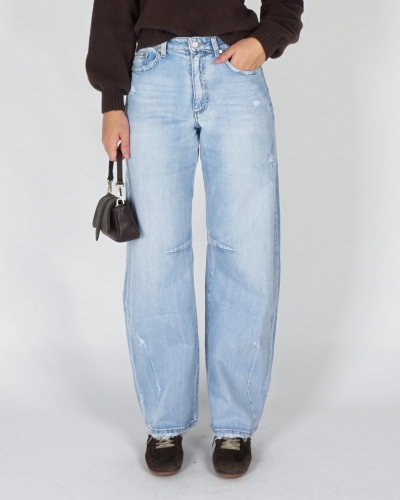Gossip BARREL JEANS DESTROYED Blauw