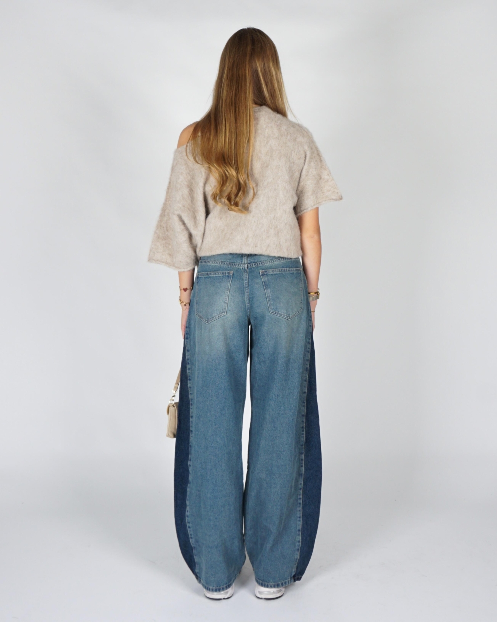 Gossip CONTRAST BARREL DENIM Blauw