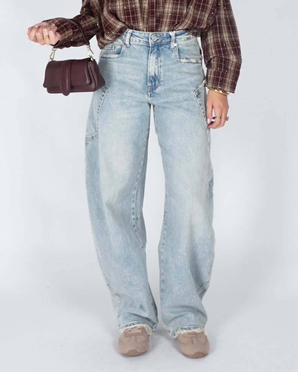 Gossip BALLOON JEANS DO Blauw