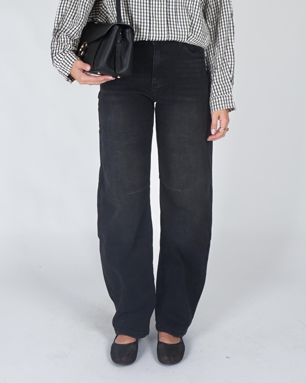 Gossip BARREL DENIM Zwart