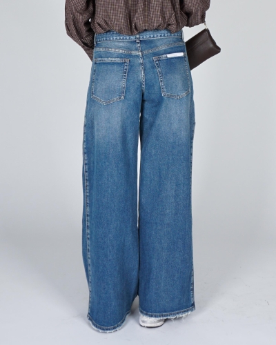 Gossip JEANS MET RIEMDETAIL Blauw