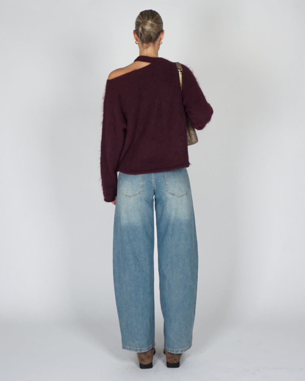 Gossip BARREL JEANS NAADDETAILS Blauw