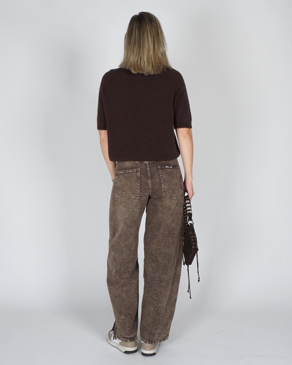 Gossip BARREL JEANS NAADDETAILS Bruin