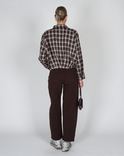 Gossip BARREL JEANS RENE Donkerbruin