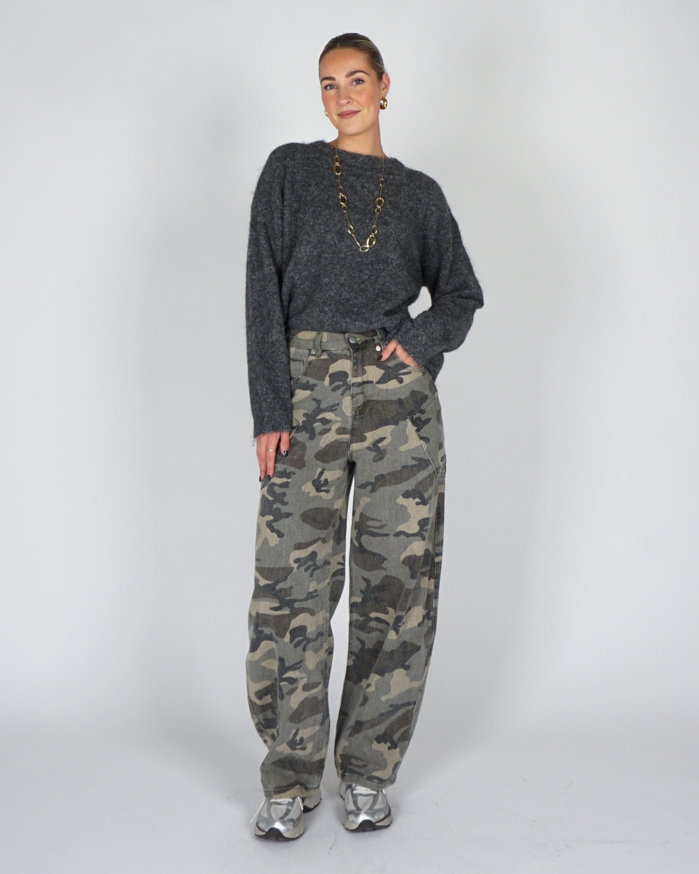 Gossip CAMO JEANS MENDY Groen