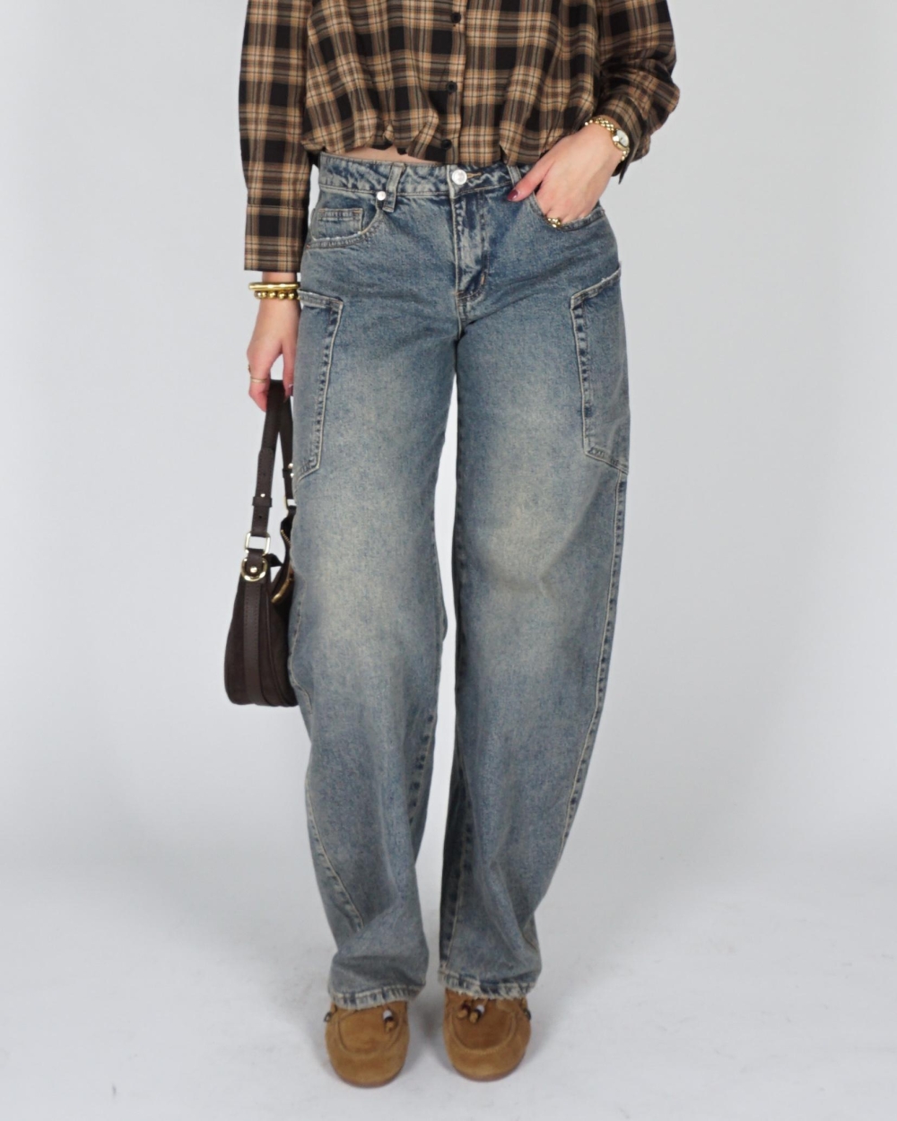 Gossip BALLON JEANS MET ZAKKEN Blauw