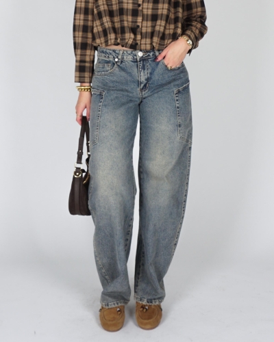 Gossip BALLON JEANS MET ZAKKEN Blauw