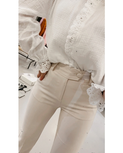 Gossip FLARED BROEK MEIKE BEIGE