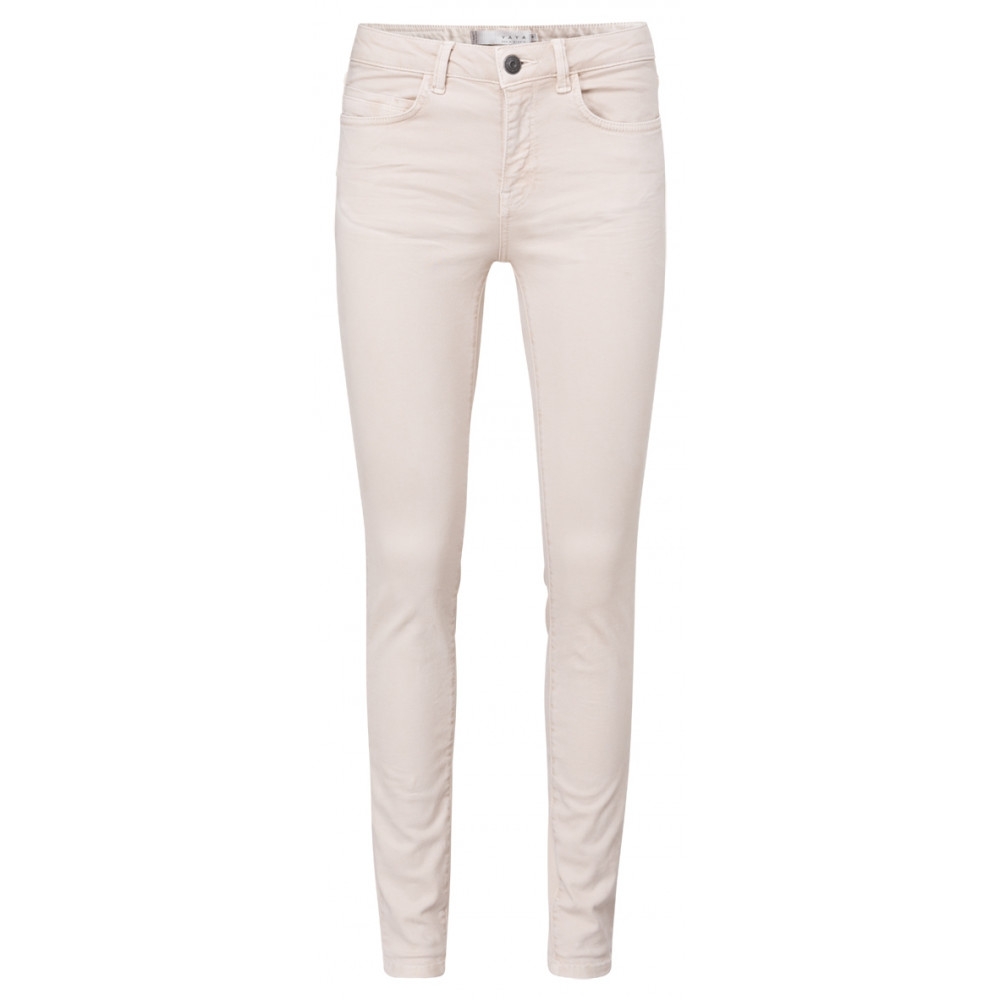 SATIN SKINNY DENIM 