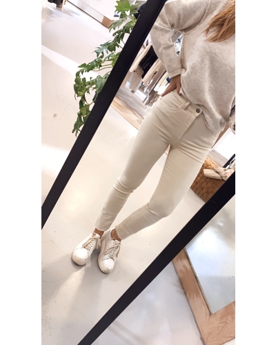 YAYA SATIN SKINNY DENIM 