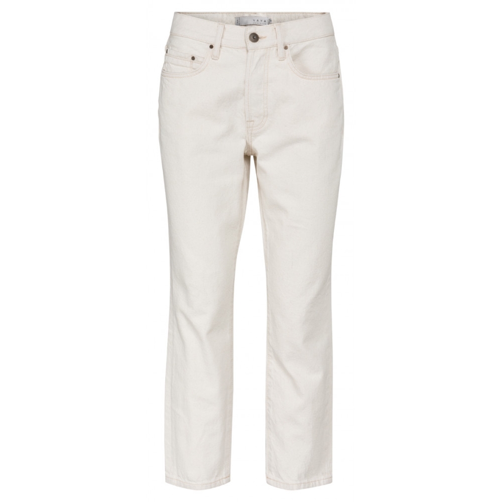 DENIM MET RECHTE PIJPEN 
