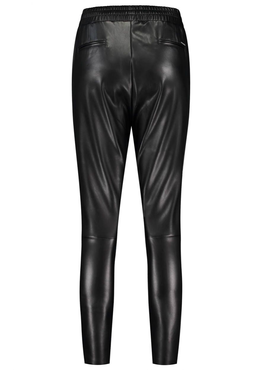 JULA ZWARTE IMITATIE LEREN BROEK