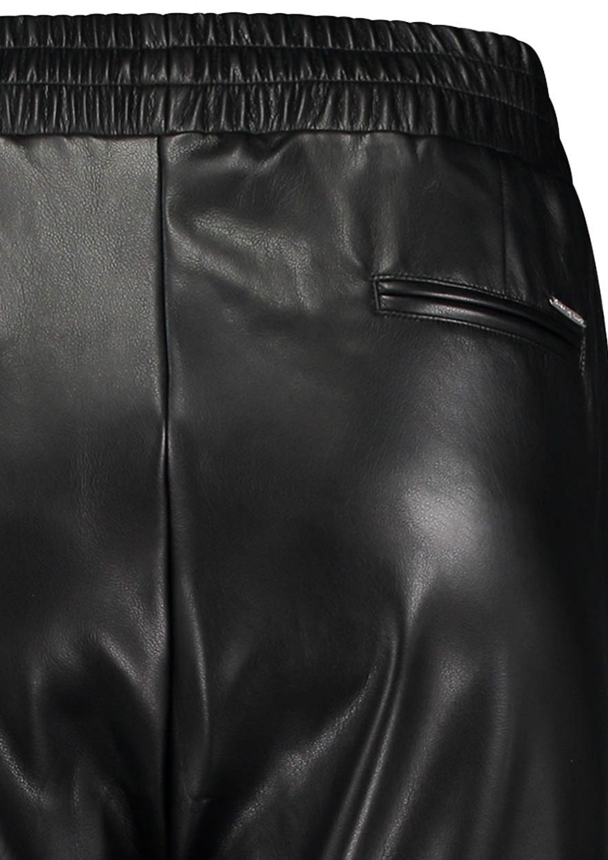 JULA ZWARTE IMITATIE LEREN BROEK