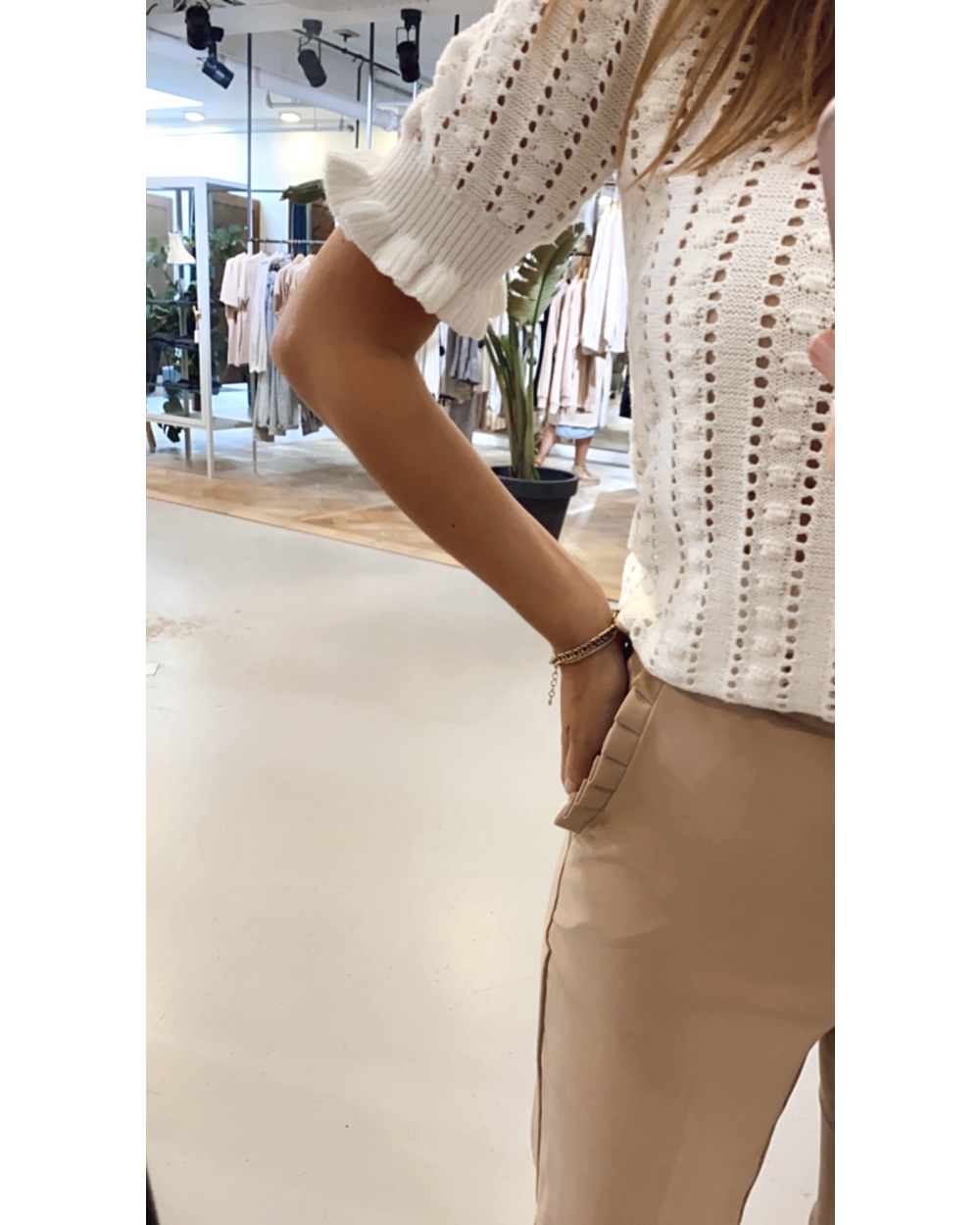 BROEK MEGGY BEIGE 