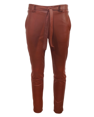 BROEK EMMY COGNAC