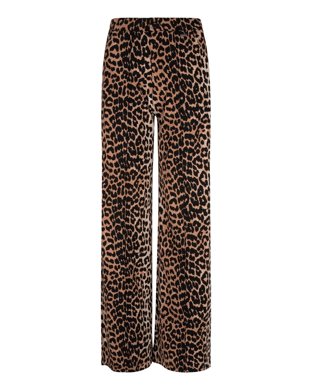 WIJDVALLENDE PANTALON MET PANTERPRINT