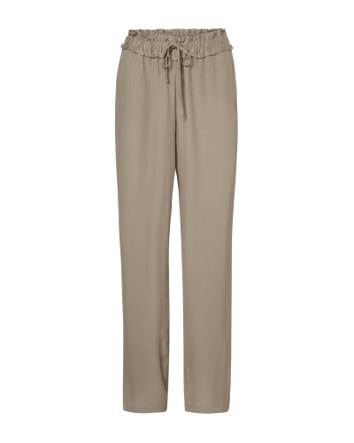 WIJDE BROEK MET GESMOKTE TAILLE