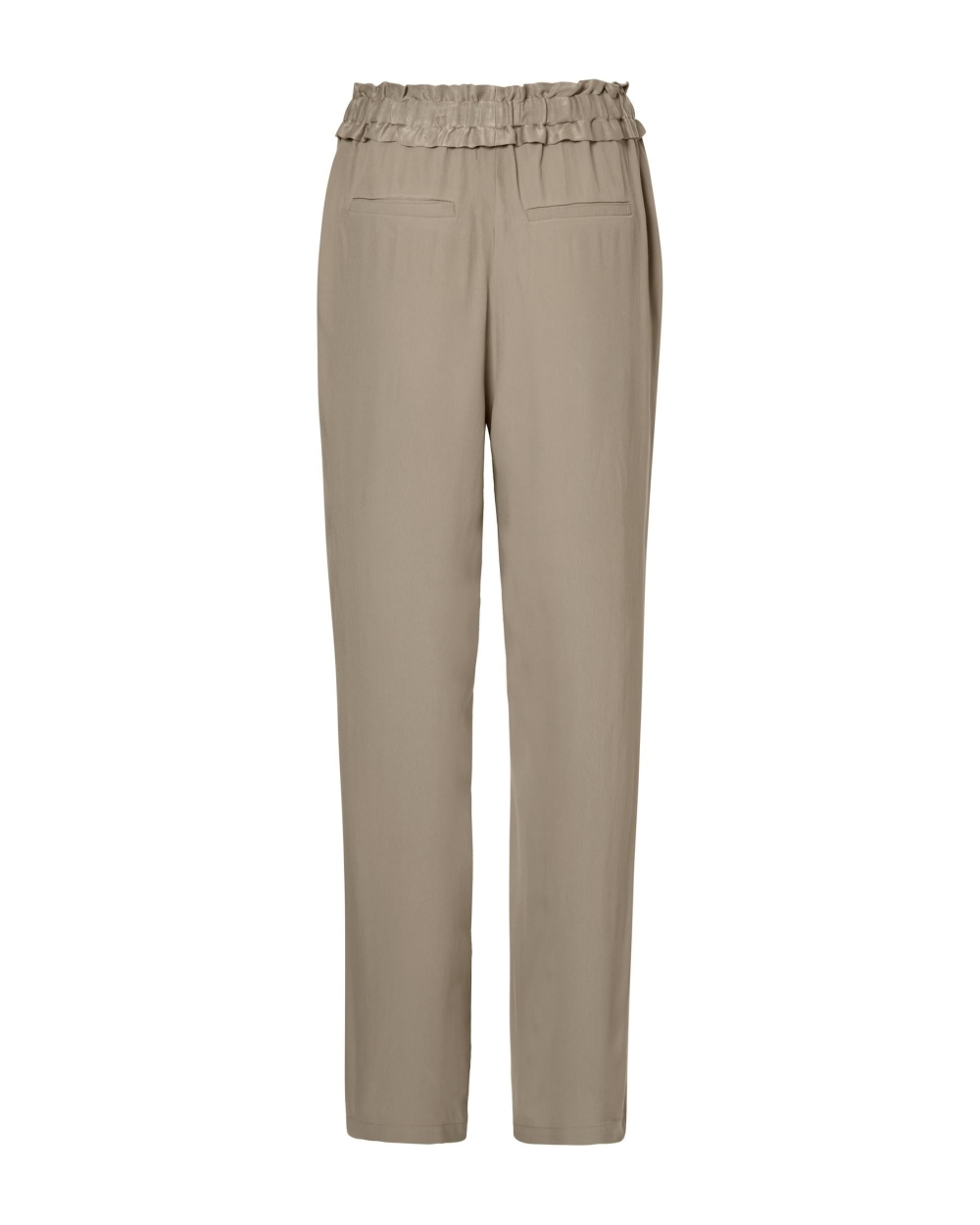 WIJDE BROEK MET GESMOKTE TAILLE