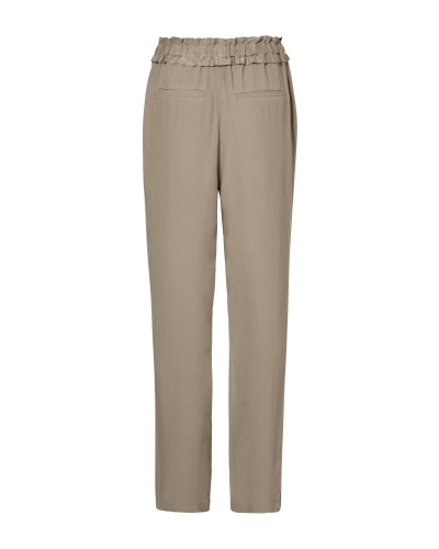 WIJDE BROEK MET GESMOKTE TAILLE