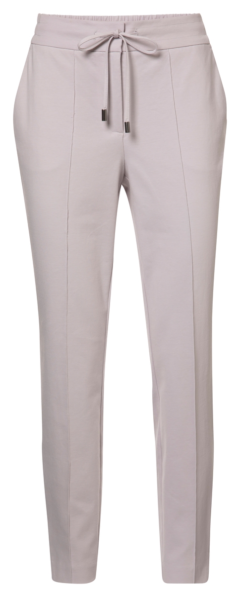 JERSEY BROEK MET TREKKOORD LILA