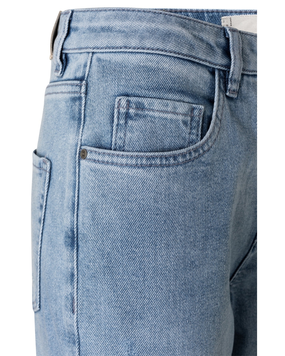 MEDIUM WAIST BOYFRIEND BLUE DENIM