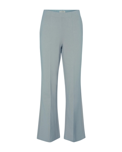 YAYA JERSEY WIDE LEG BROEK BLAUW