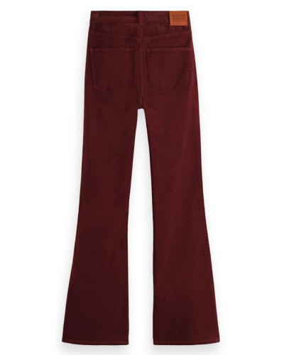 Scotch & Soda THE CHARM GARMENT DYED CORDUROY JEANS RED