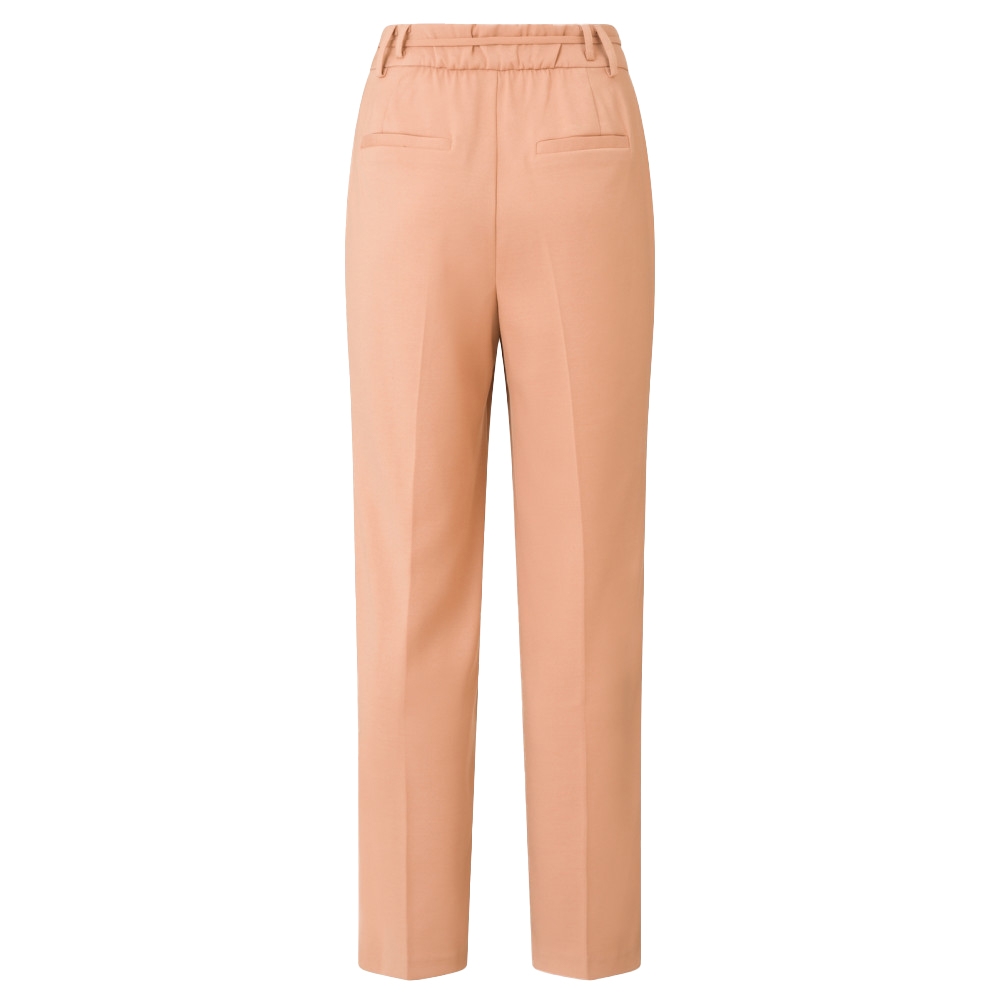 PANTALON MET HOGE TAILLE EN TREKKOORD 