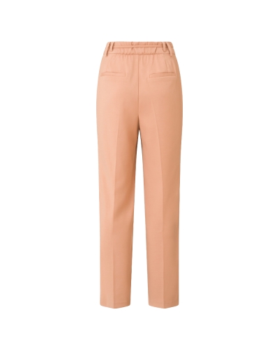 PANTALON MET HOGE TAILLE EN TREKKOORD 