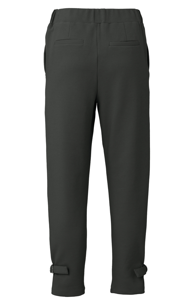 JERSEY BROEK MET RIEMPJE ZWART