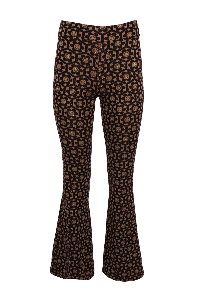 Gossip SUE FLARED PANT Zwart