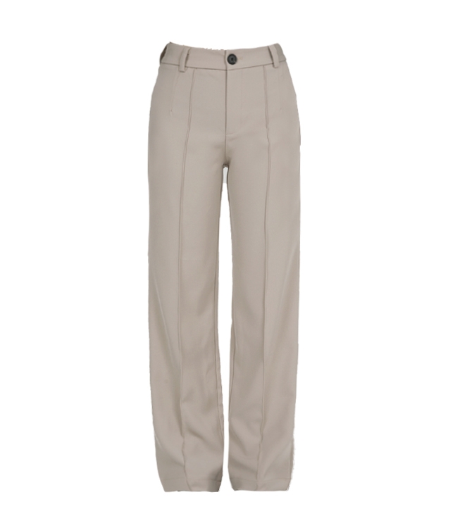 STRAIGHT LEG PANTALON BEIGE