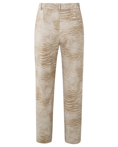 JERSEY PANTALON MET STEEKZAKKEN EN DIERENPRINT